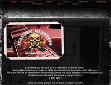 Tablet Screenshot of hansenkustoms.com